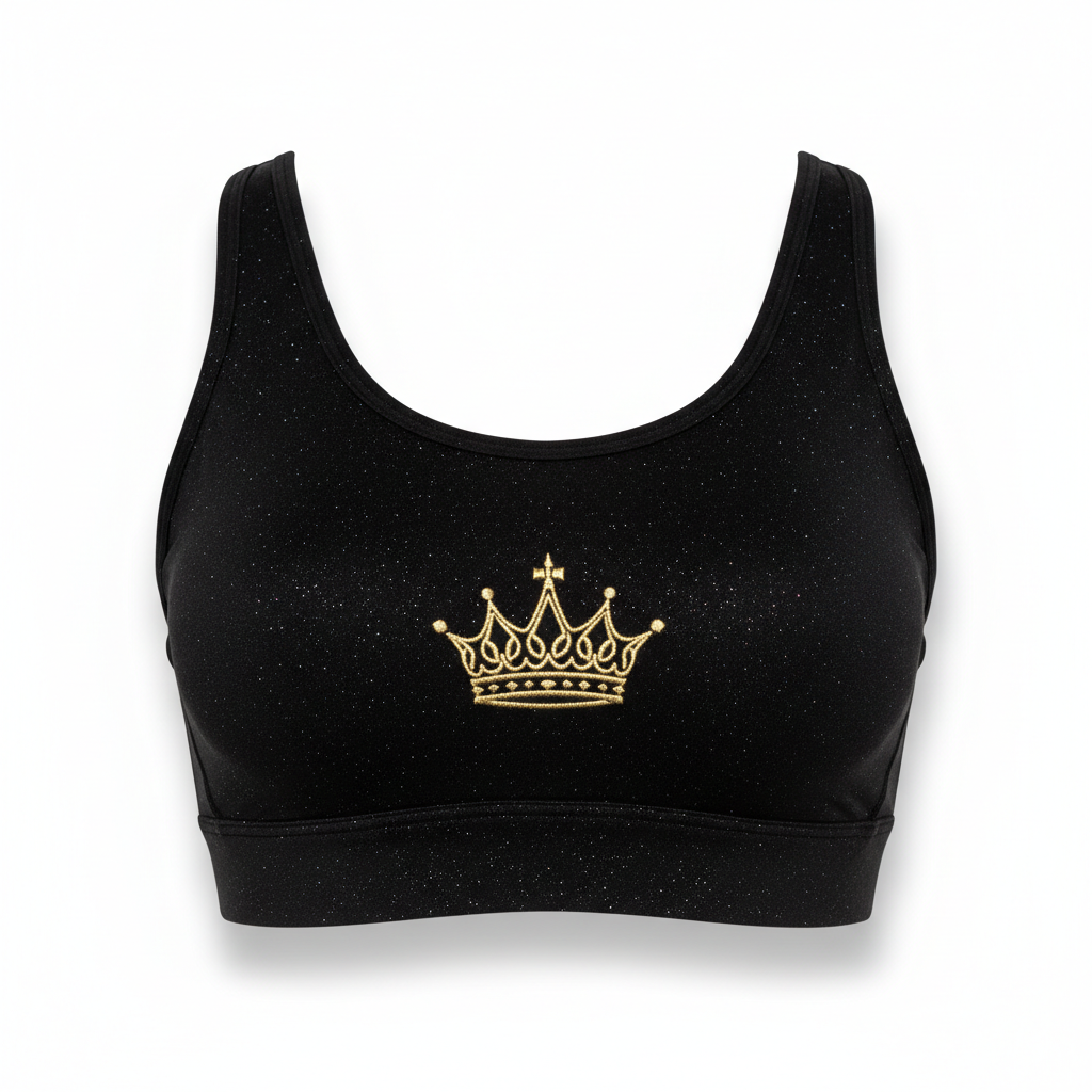 TITAN Midnight Royale Women’s Sports Bra — Crown SWAG Edition