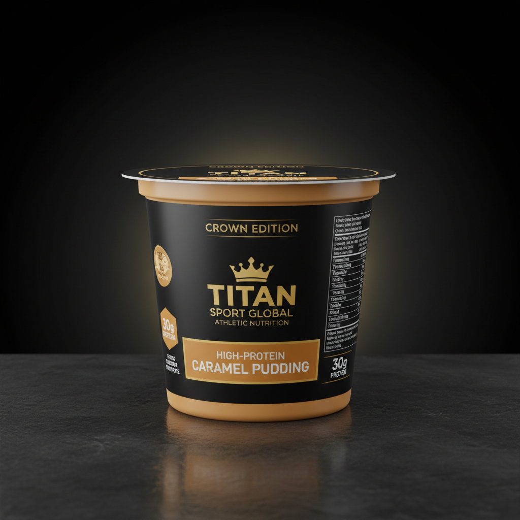 Crown Salted Caramel Protein Pudding Cup — TITAN SPORT GLOBAL