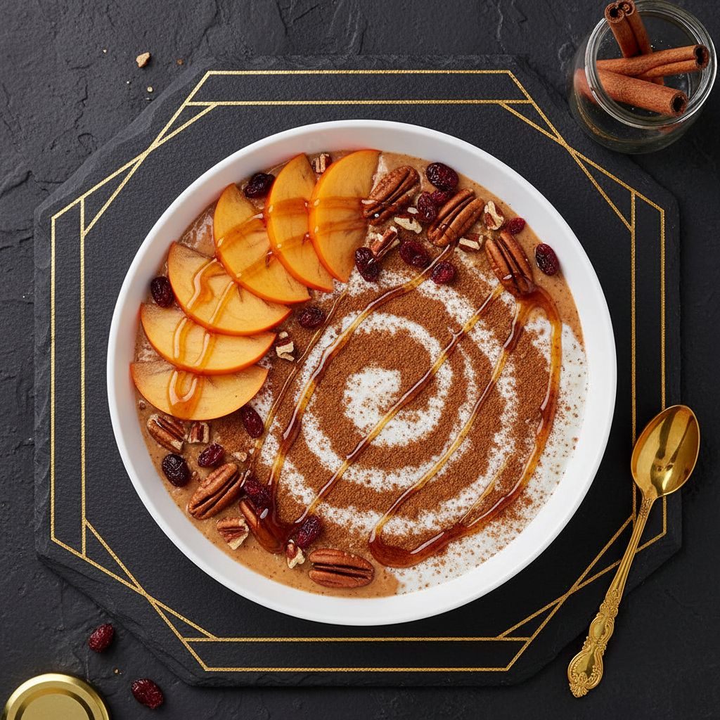 TITAN Persimmon Cinnamon Harvest Protein Fruit Bowl