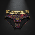 TITAN Crown Edition Women's Sport Underwear — bold tattoo artwork, matte black & gold