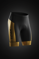 TITAN Men's Cycling Shorts — Padded Performance Bike Shorts 🖤🚴 (XS–4XL)