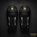 TITAN Crown Edition Cricket Batting Pads Matte Black Gold