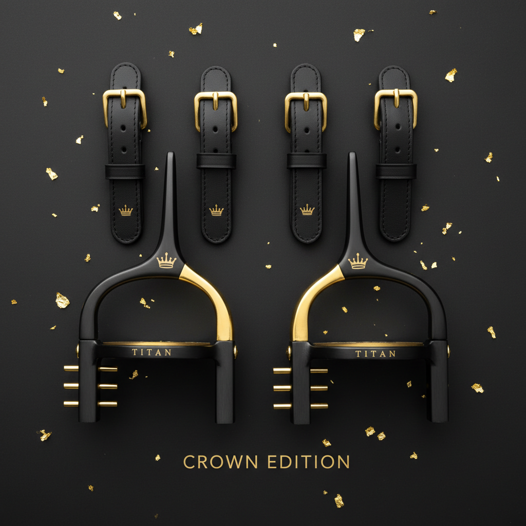 TITAN Crown Edition Equestrian Riding Spurs