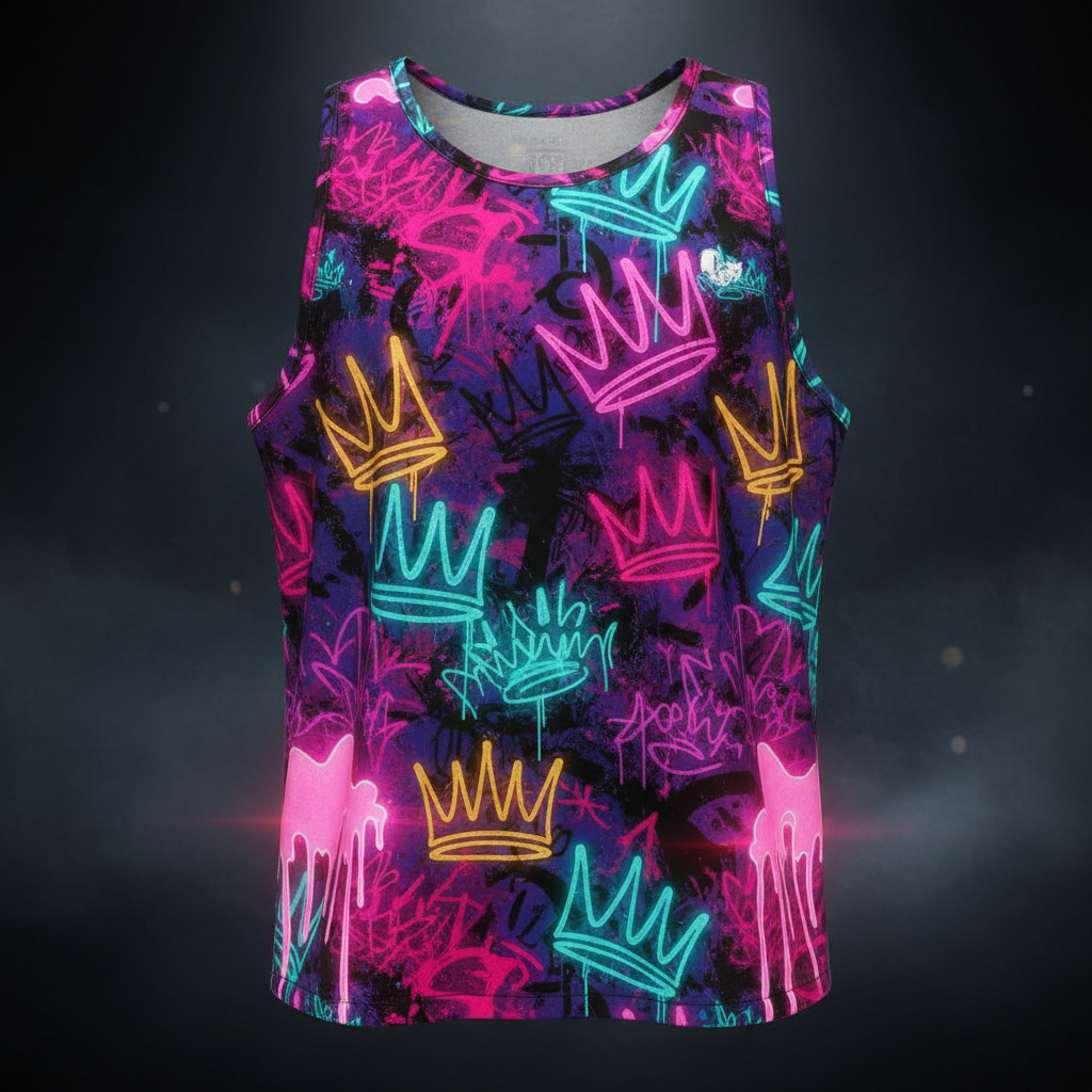 TITAN Men's Tank Top — Neon Crown