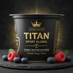 Icelandic Skyr Vanilla Berry Protein Pudding — 24g Protein