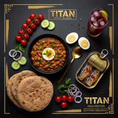 TITAN Egyptian Ful Medames & Sardine Power Breakfast — Weekly & Monthly Plan