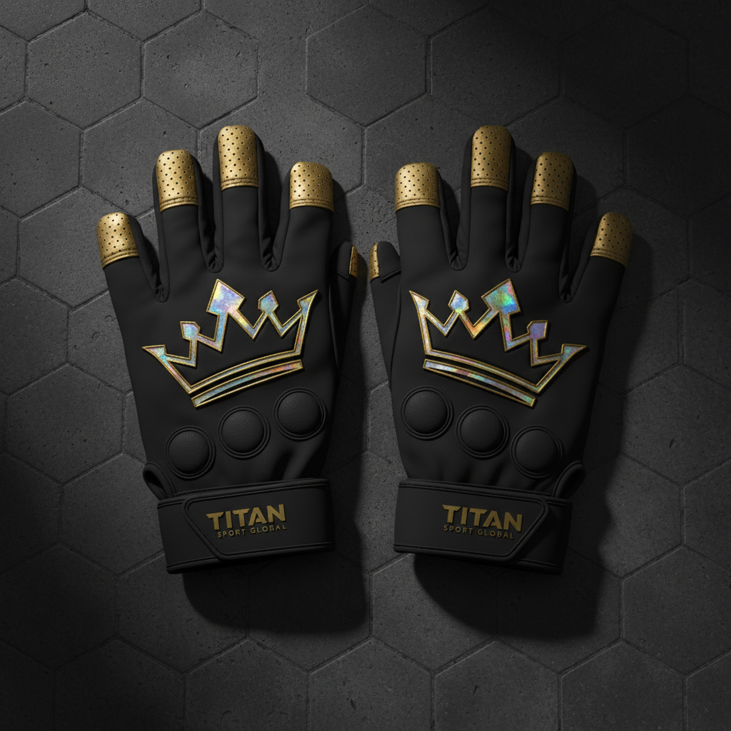 TITAN Basketball Dribble Training Gloves Crown Edition