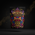 TITAN High-Protein Oatmeal Mixed Berry Blast — Crown Edition bold tattoo-style artwork