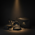 TITAN Camp Kitchen Cookware Set 10-Piece Black & Gold