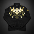 TITAN Men's Cyber Gold Crown Tech Fleece Jacket — Future King SWAG Edition