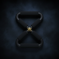 TITAN Figure 8 Resistance Bands Crown Edition - dual-loop figure-8 band with foam handles