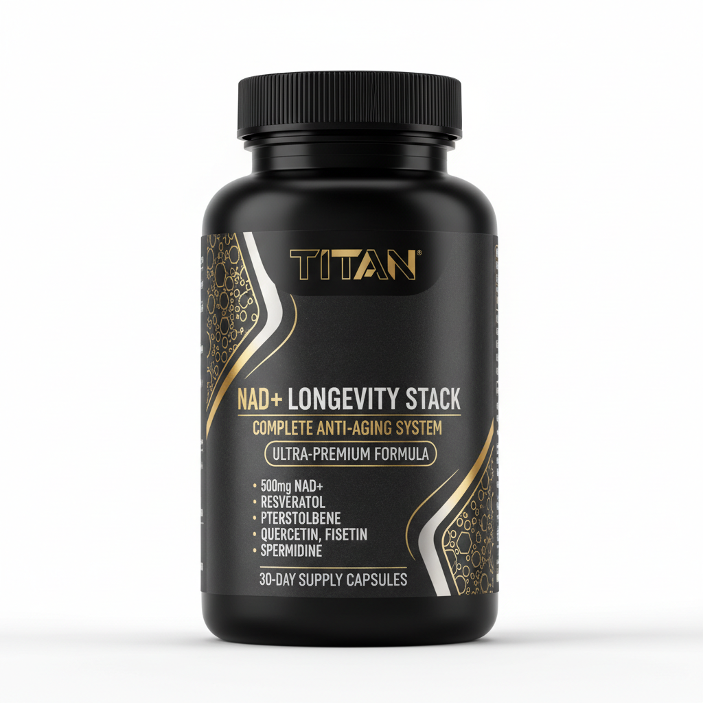 TITAN NAD+ Longevity Stack - Complete Anti-Aging System