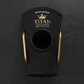 TITAN Crown Edition Cricket Knee Support Brace Matte Black Gold