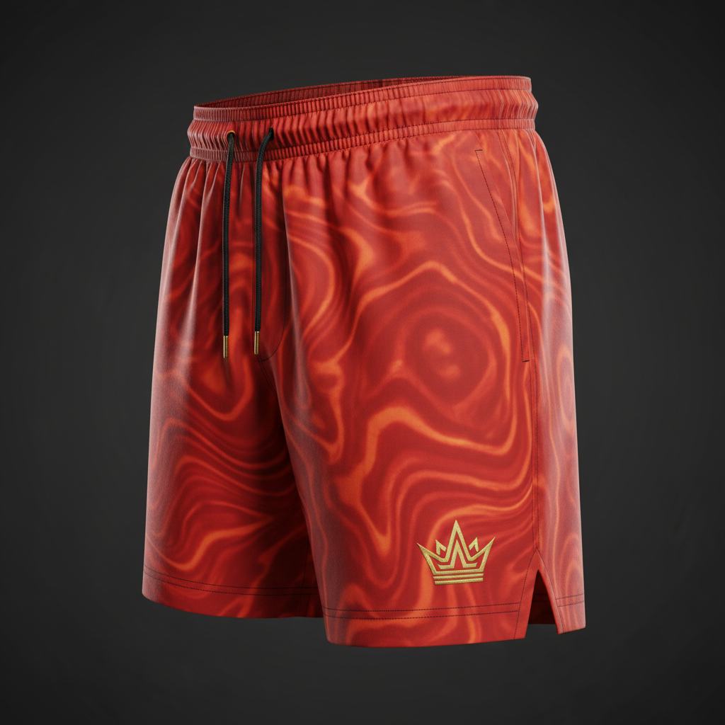 TITAN Crown Training Short Lava King