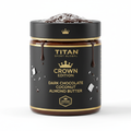 Crown Dark Chocolate Coconut Almond Protein Butter — Crown Edition matte black jar