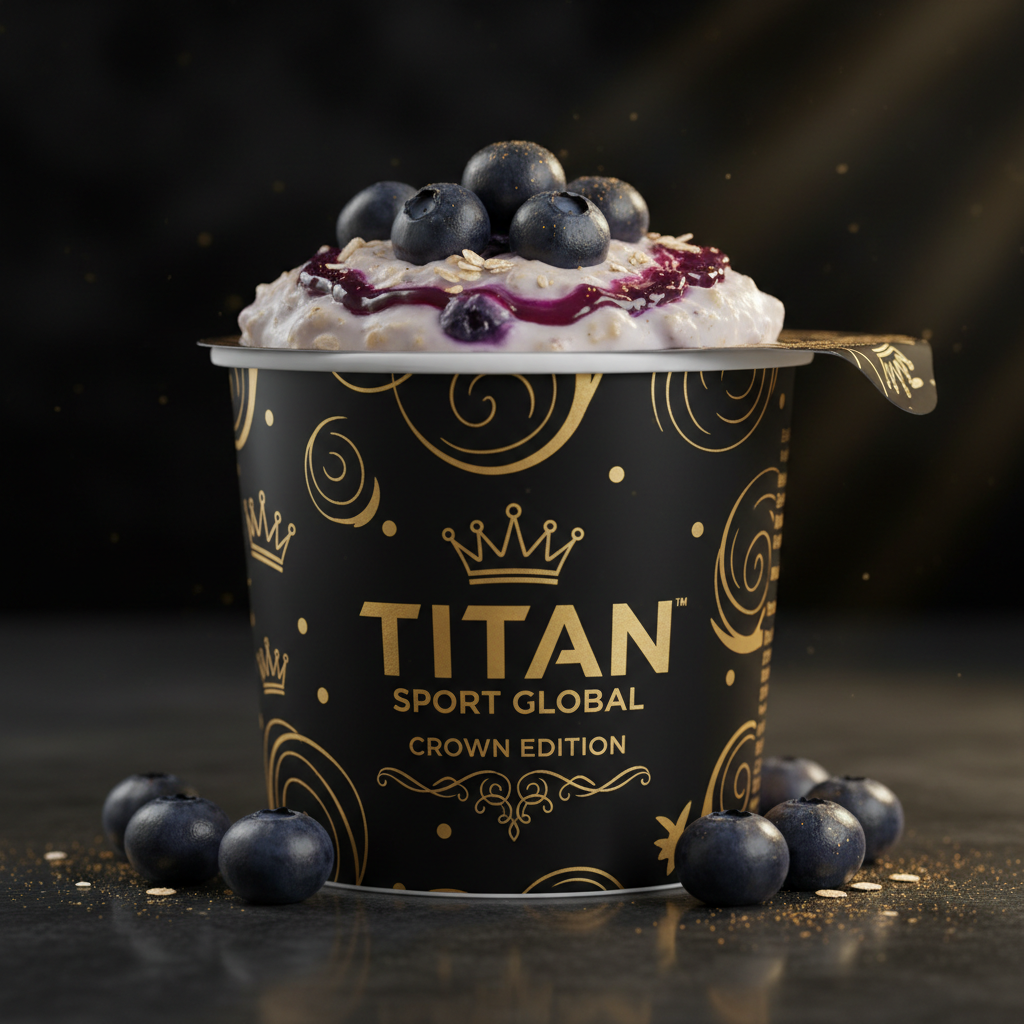 Crown High-Protein Blueberry Oatmeal Cup