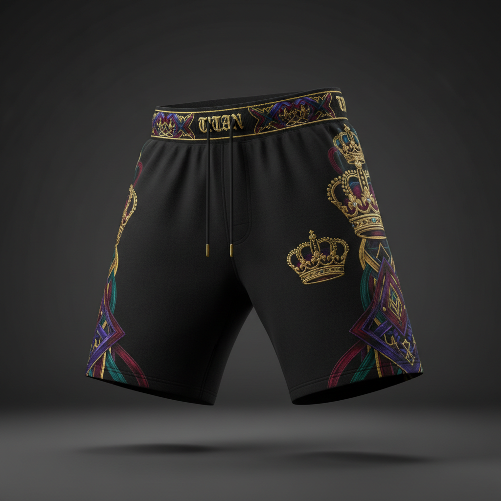 TITAN Men's Sweat Shorts - Crown Edition