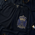 TITAN Men's Crown Edition Lounge Shorts Indigo Gold