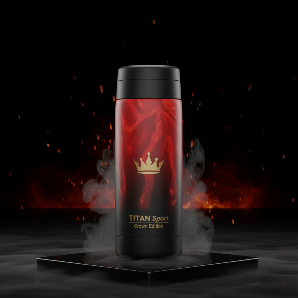 TITAN Off-Grid Thermal Flask — Lava Crown SWAG