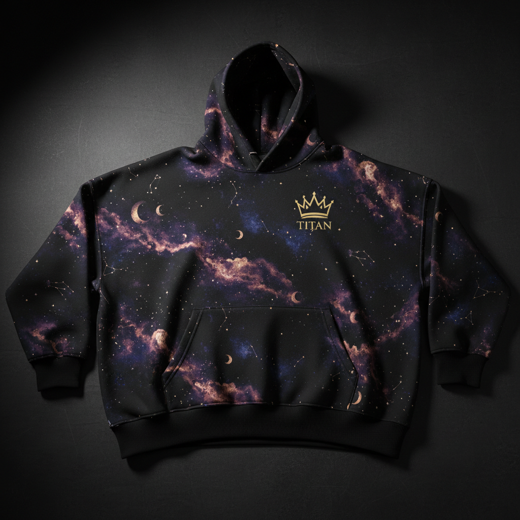 TITAN Women's Pullover Hoodie - Oversized 320gsm Fleece Training Sweatshirt