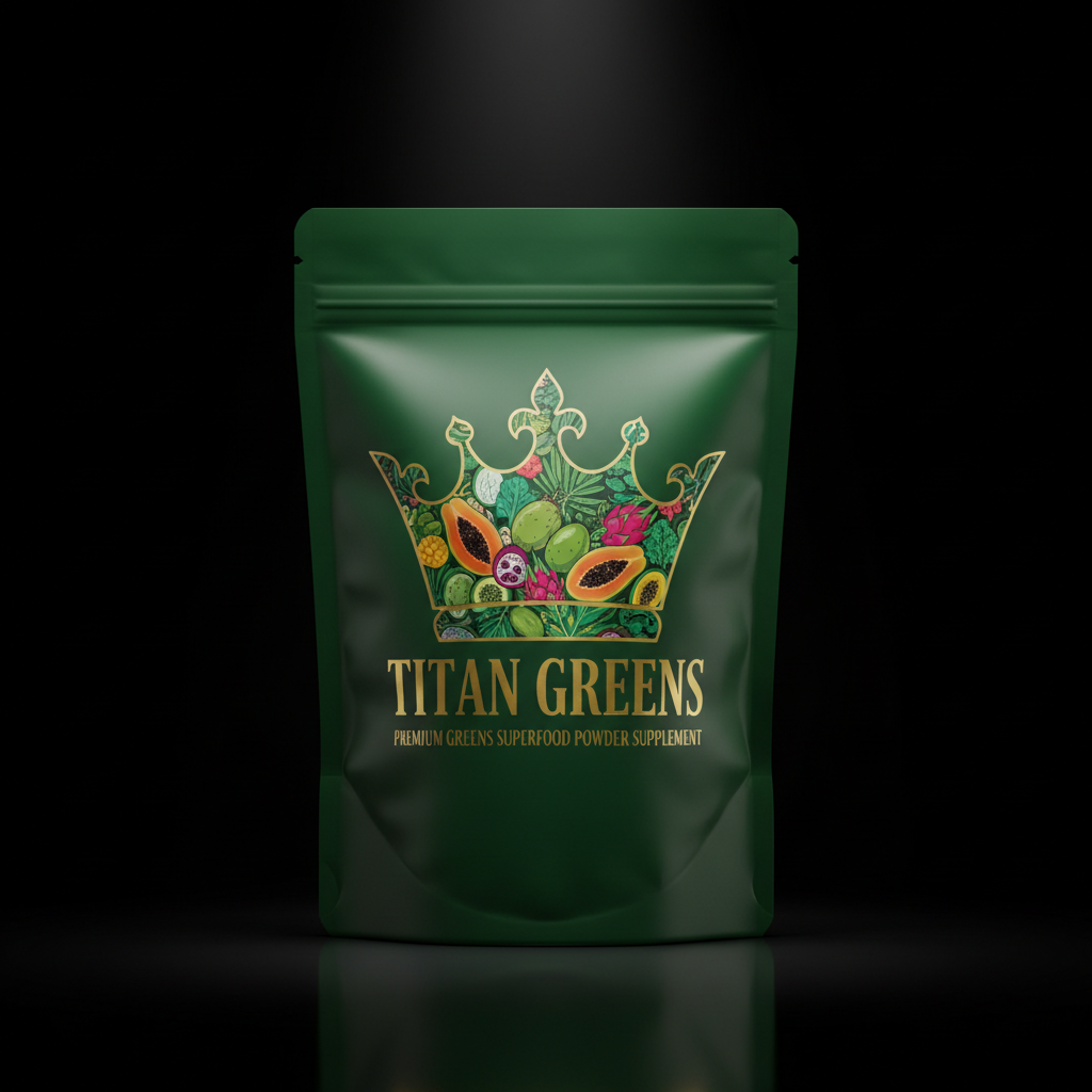 TITAN Greens Superfood Powder Crown Edition