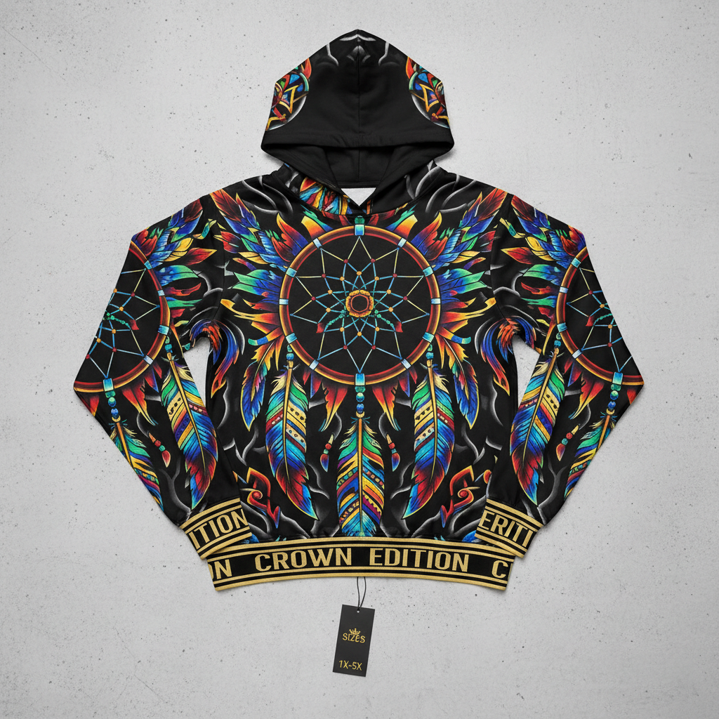 TITAN Plus Women's Dreamcatcher Eagle Hoodie — Inclusive Crown Edition