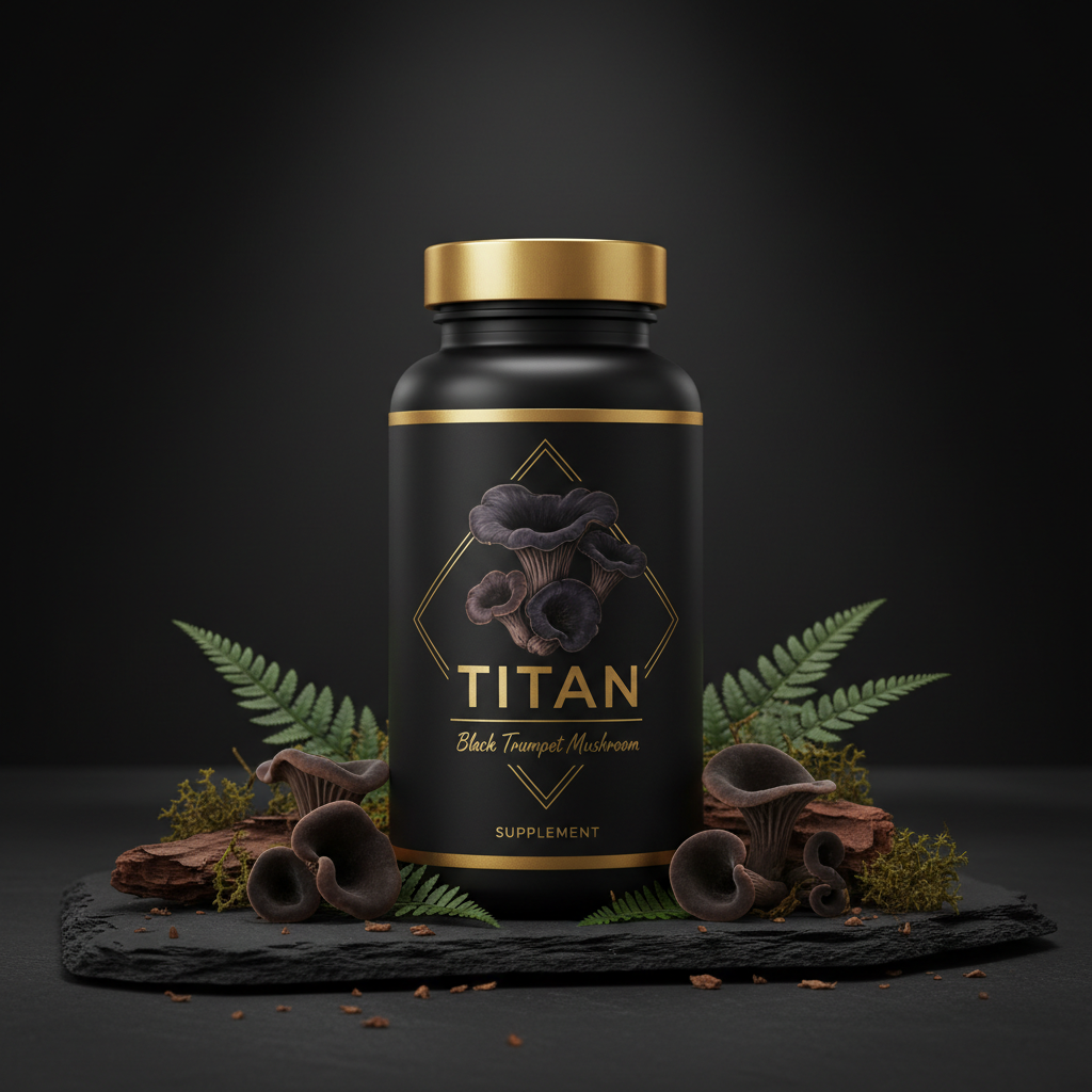 TITAN Black Trumpet Mushroom - Immune & Vision Support