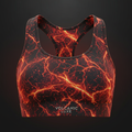 TITAN SWAG HER Sports Bra — Lava Queen