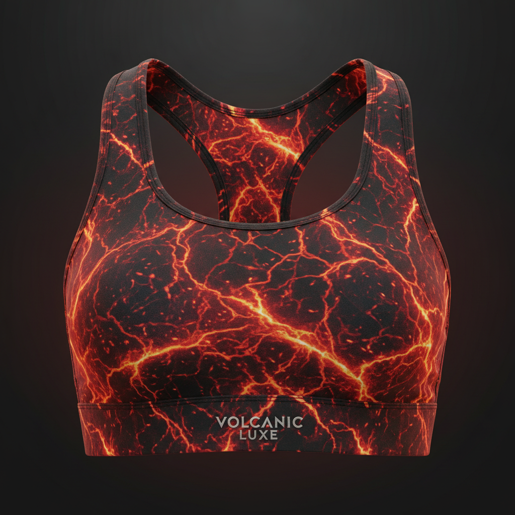 TITAN SWAG HER Sports Bra — Lava Queen