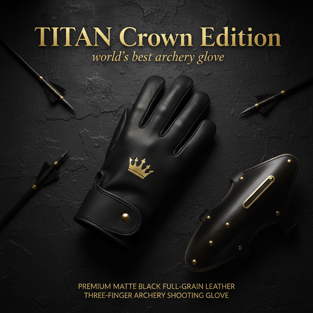 TITAN Crown Edition World's Best Archery Shooting Glove