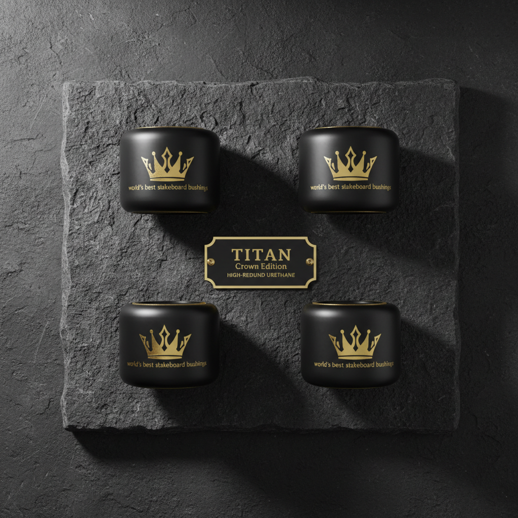 TITAN Crown Edition World's Best Skateboard Bushings Set