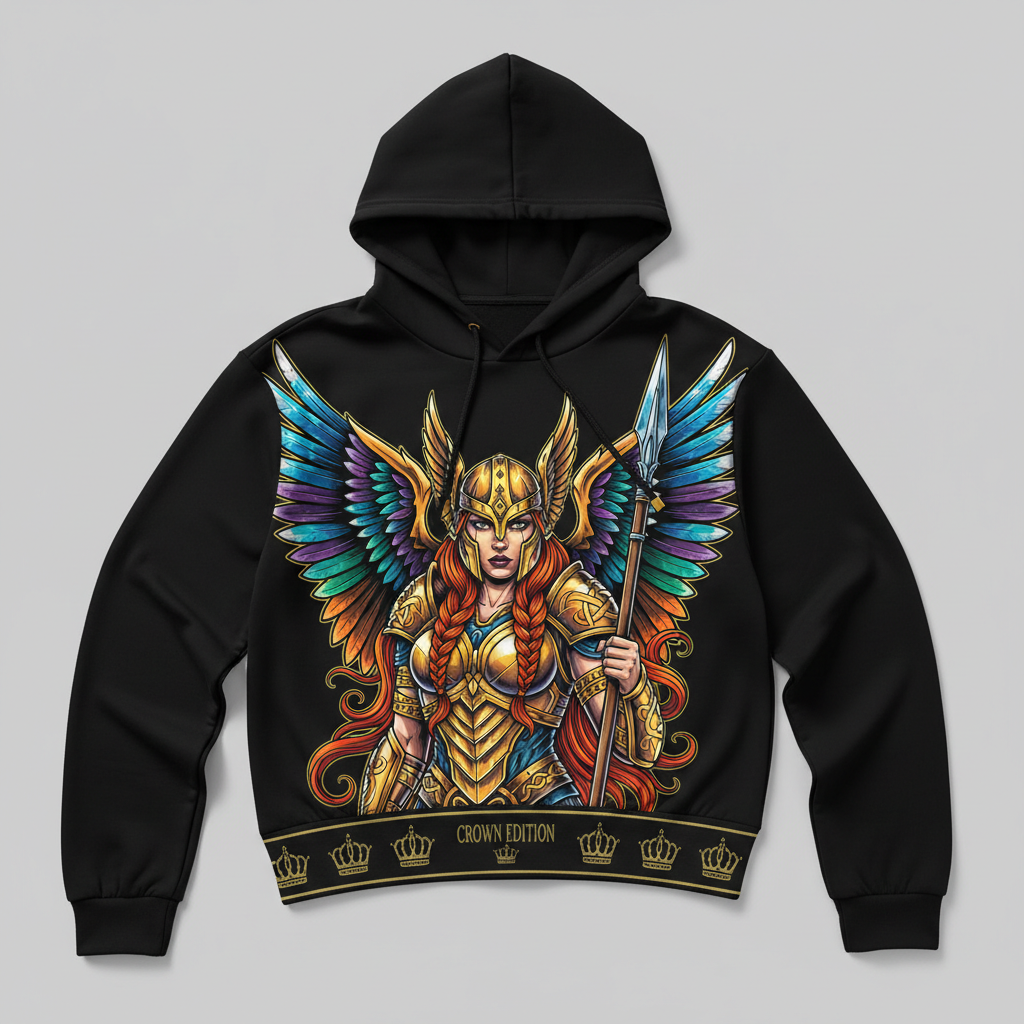 TITAN Plus Women's Valkyrie Wings Hoodie — Inclusive Crown Edition