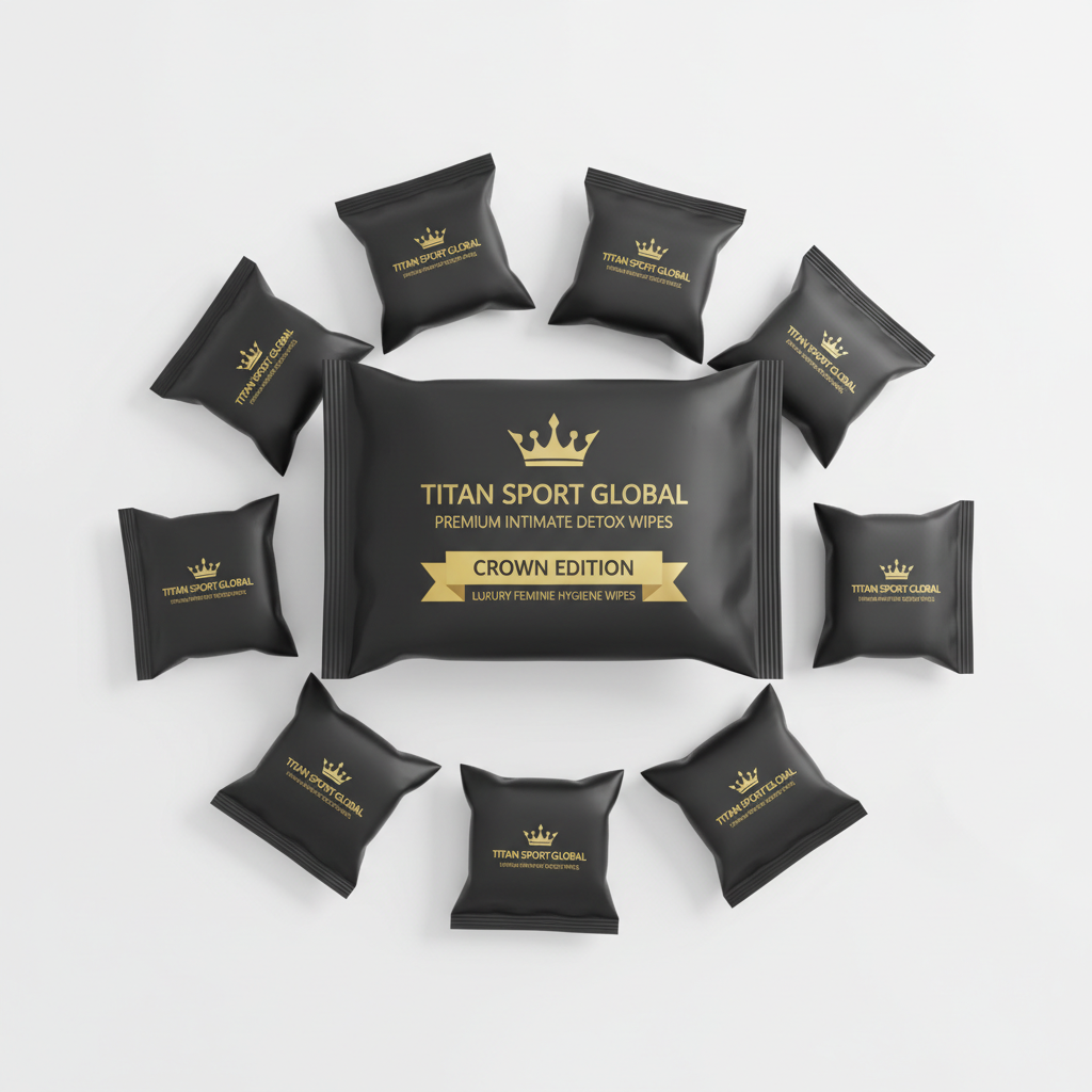 TITAN Intimate Detox Wipes — On-The-Go Freshness for Active Women