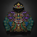 Clothed In Majesty Women's Hoodie — TITAN Crown Edition tattoo artwork