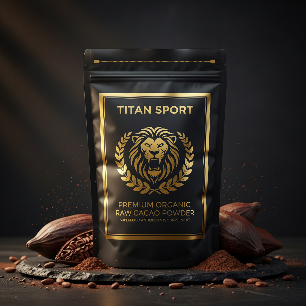 TITAN Organic Cacao Powder - Raw Superfood Antioxidants