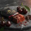 TITAN Vegan Protein Bar Cherry Chocolate Crown Edition — 20g protein premium product shot