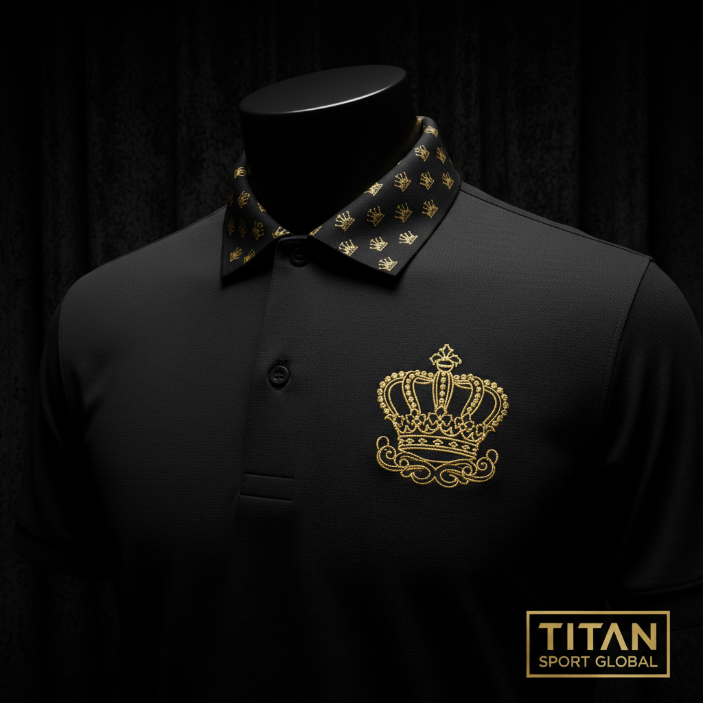 TITAN Golf Polo Shirt Crown Edition