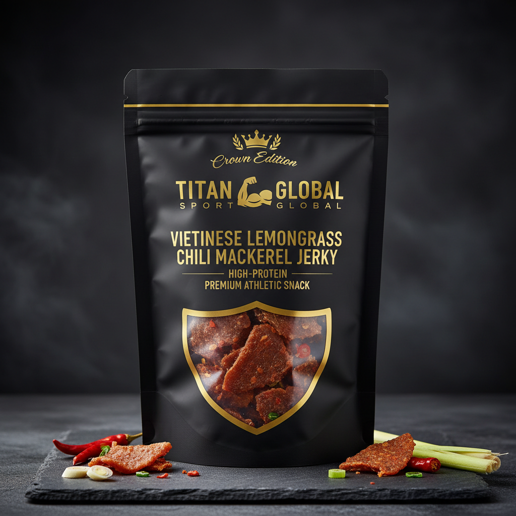 Vietnamese Lemongrass Chili Mackerel Jerky — TITAN SPORT GLOBAL