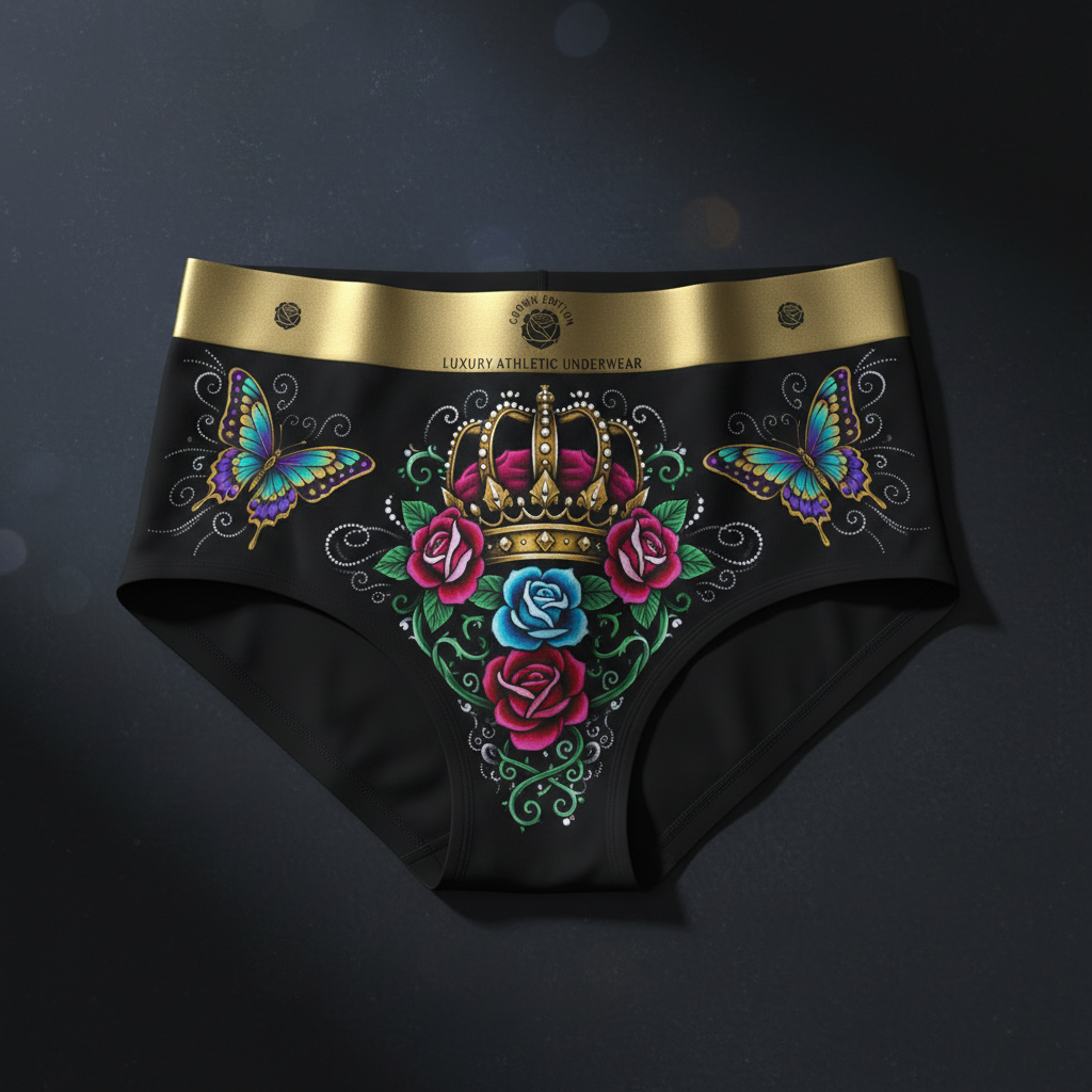 TITAN Women's Rose Crown Seamless Briefs — Crown Edition