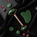 TITAN Women's Jade Roller & Gua Sha Set Crown Edition