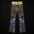 TITAN Crown Edition Tattoo Art Caribbean Spirit Flare Leggings Women's Athletic Bottoms