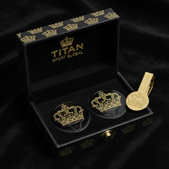 TITAN Golf Ball Marker Set — Crown Edition