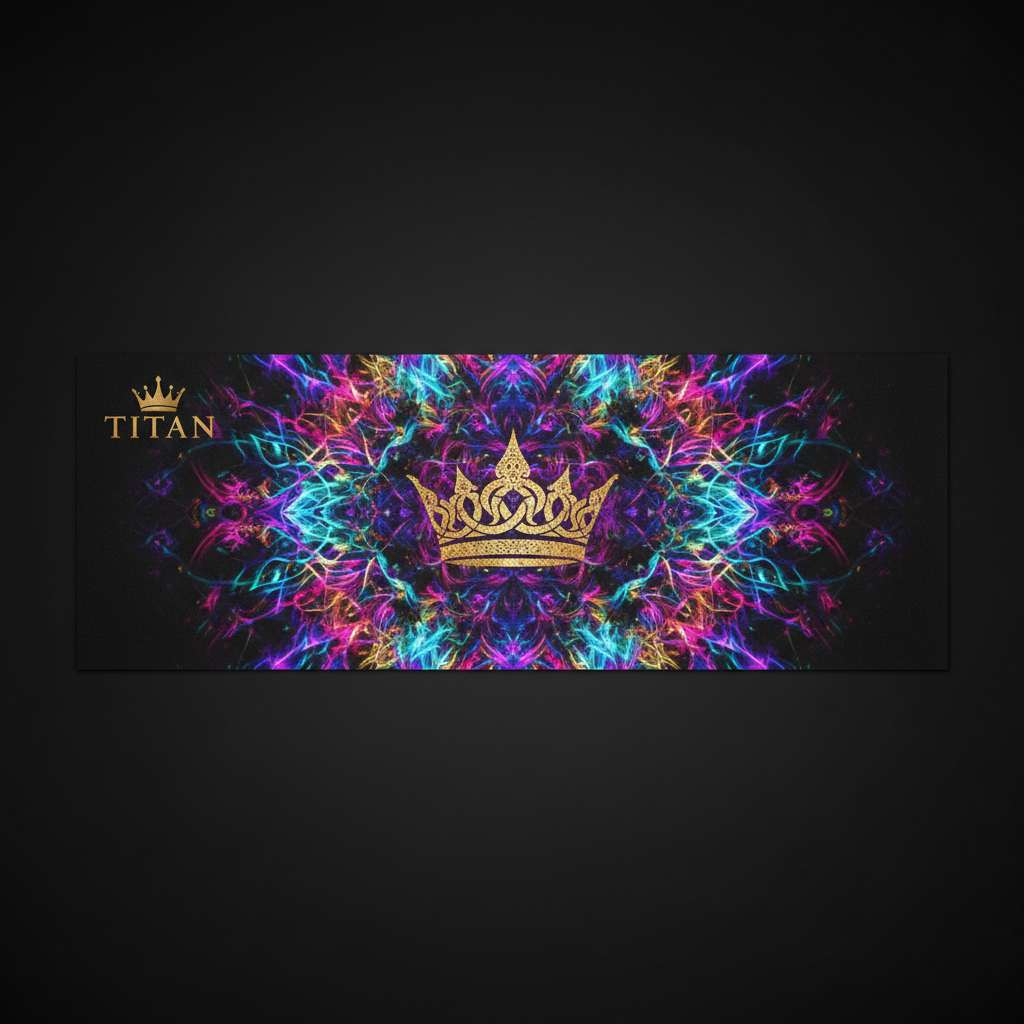 TITAN Yoga Mat — Mandala Crown Edition