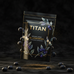 TITAN Organic Dried Blueberries — Antioxidant Superfood
