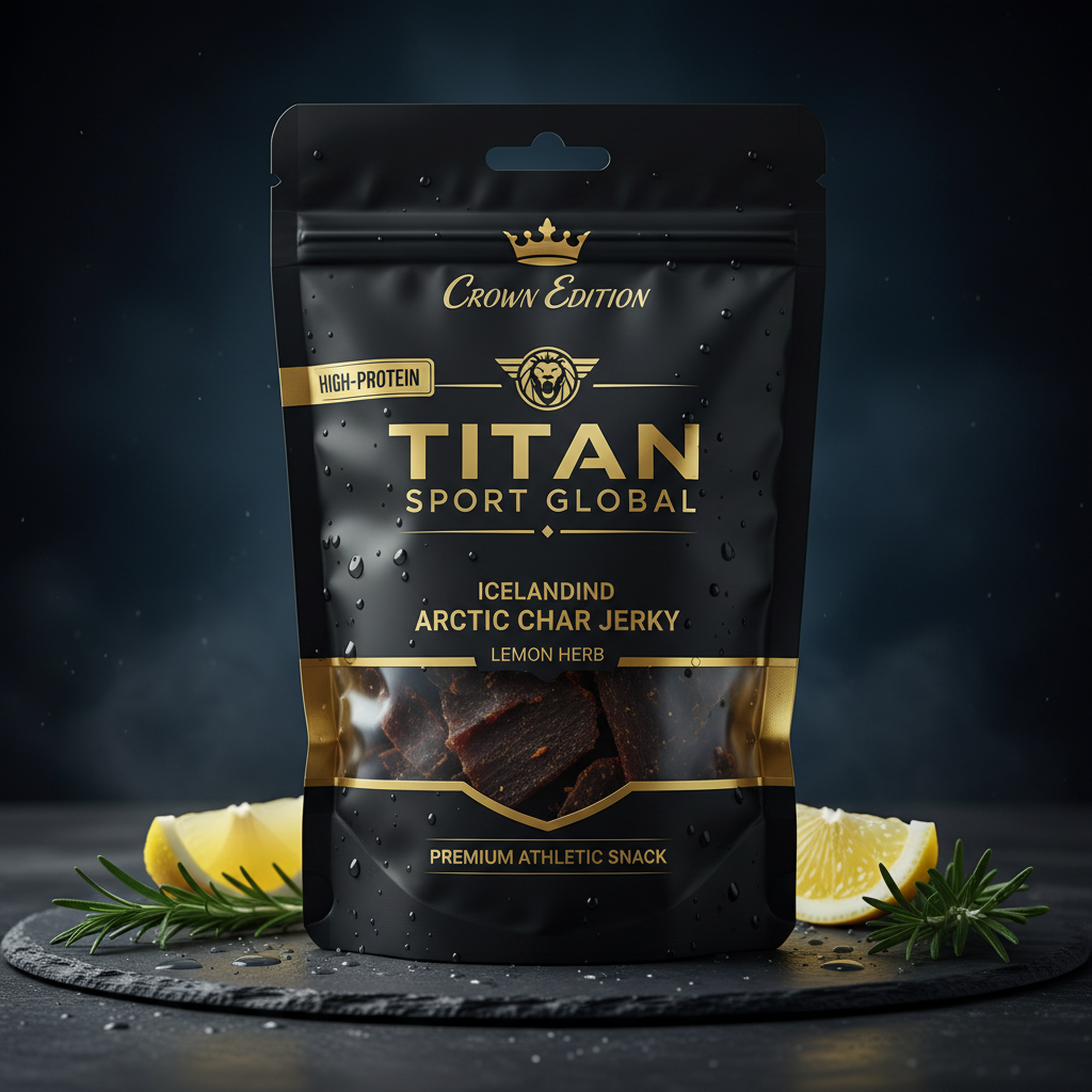 Icelandic Arctic Char Lemon Herb Jerky — TITAN SPORT GLOBAL