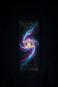 TITAN Crown Edition Galaxy Crown Glow Skateboard Deck