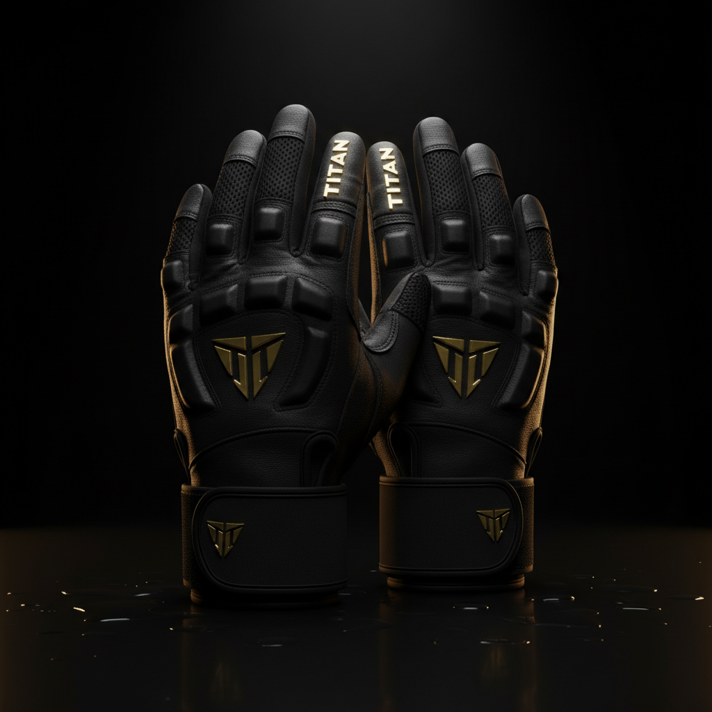 TITAN Weightlifting Gloves - Padded Palm Support