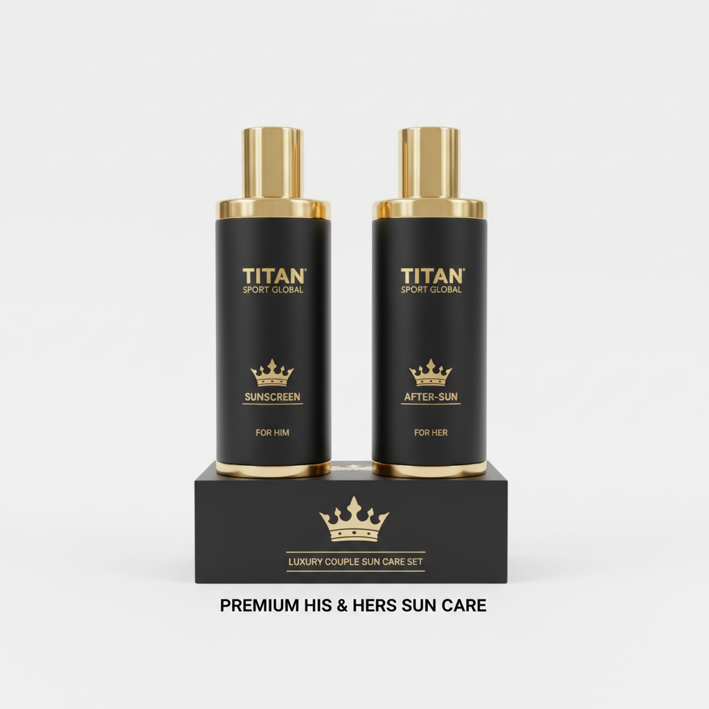 TITAN His & Hers Sun Care Set — Crown Edition Protection & Glow for Couples