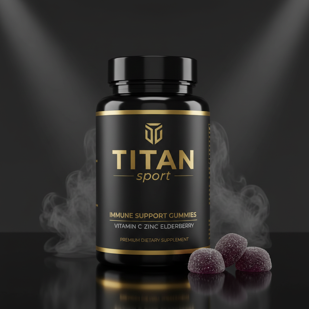 TITAN Immune Support Gummies - Vitamin C, Zinc & Elderberry