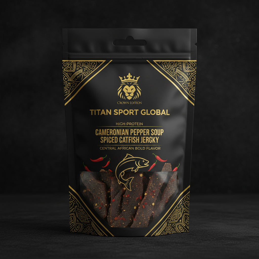 Cameroonian Pepper Soup Spiced Catfish Jerky — TITAN SPORT GLOBAL